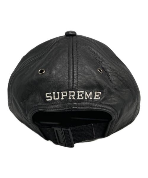 SUPREME（シュプリーム）SUPREME (シュプリーム) THE NORTH FACE (ザ ノース フェイス) Leather 6-Panel Hat/キャップ ブラックの古着・服飾アイテム