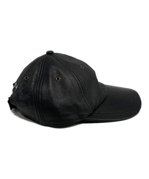 SUPREME（シュプリーム）SUPREME (シュプリーム) THE NORTH FACE (ザ ノース フェイス) Leather 6-Panel Hat/キャップ ブラックの古着・服飾アイテム