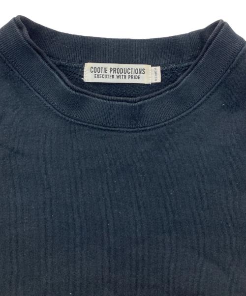 COOTIE PRODUCTIONS（クーティープロダクツ）COOTIE PRODUCTIONS (クーティープロダクツ) CELLIE CREWNECK SWEATSHIRT/レイヤードスウェット ブラック サイズ:Mの古着・服飾アイテム