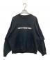 COOTIE PRODUCTIONS（クーティープロダクツ）の古着「CELLIE CREWNECK SWEATSHIRT/レイヤードスウェット」｜ブラック