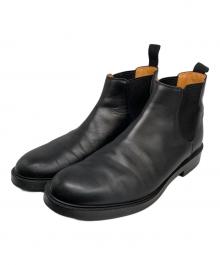 BEAUTY&YOUTH（ビューティーアンドユース）の古着「SC FRENCH CHELSEA BOOTS/サイドゴアチェルシーブーツ」｜ブラック