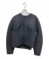 AURALEE（オーラリー）の古着「SPONGE TROPICAL WOOL NO COLLAR BLOUSON」｜ネイビー