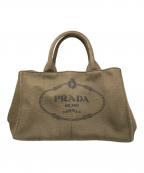 PRADAプラダ）の古着「canapa/トートバッグ」｜オリーブ