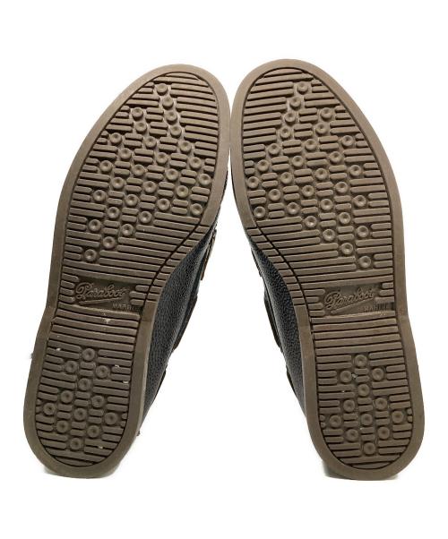 PARABOOT（パラブーツ）PARABOOT (パラブーツ) BEAMS (ビームス) コインローファー ブラック×ブラウン サイズ:7 1/2の古着・服飾アイテム