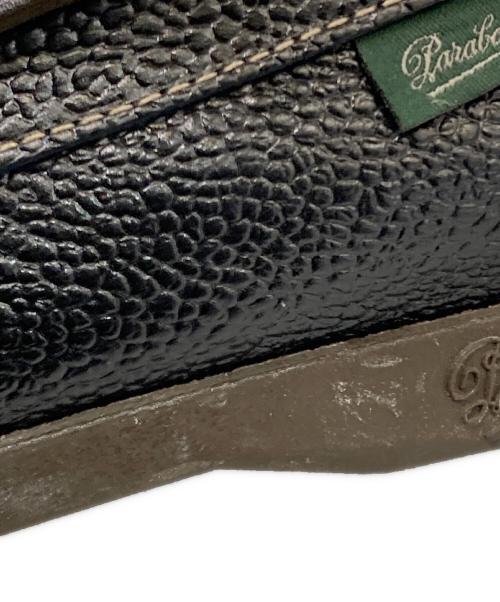 PARABOOT（パラブーツ）PARABOOT (パラブーツ) BEAMS (ビームス) コインローファー ブラック×ブラウン サイズ:7 1/2の古着・服飾アイテム