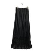 ENOFイナフ）の古着「ace long skirt」｜ブラック