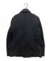 BURBERRY BLACK LABEL (バーバリーブラックレーベル) ジャガードチェックメルトンPコート ブラック サイズ:L：14000円