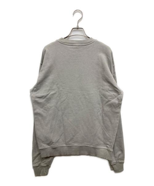 DIESEL（ディーゼル）DIESEL (ディーゼル) F-NORMY/エンボスネックレススウェット グレー サイズ:Mの古着・服飾アイテム