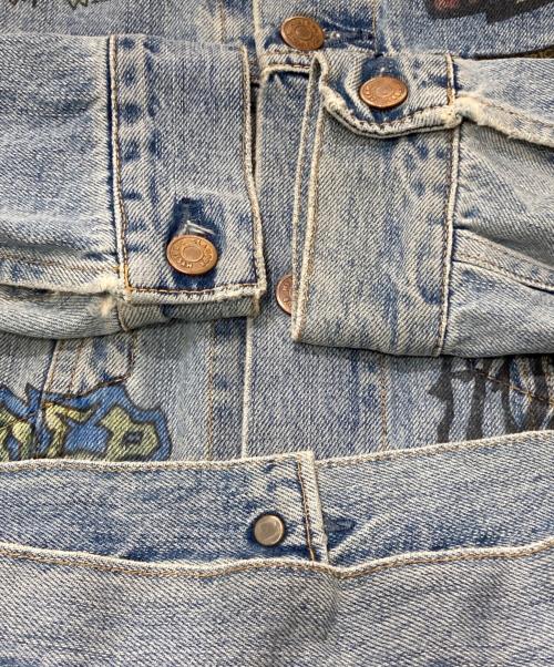 Hysteric Glamour（ヒステリックグラマー）Hysteric Glamour (ヒステリックグラマー) FERGADELIC METAL/デニムジャケット インディゴ サイズ:Mの古着・服飾アイテム