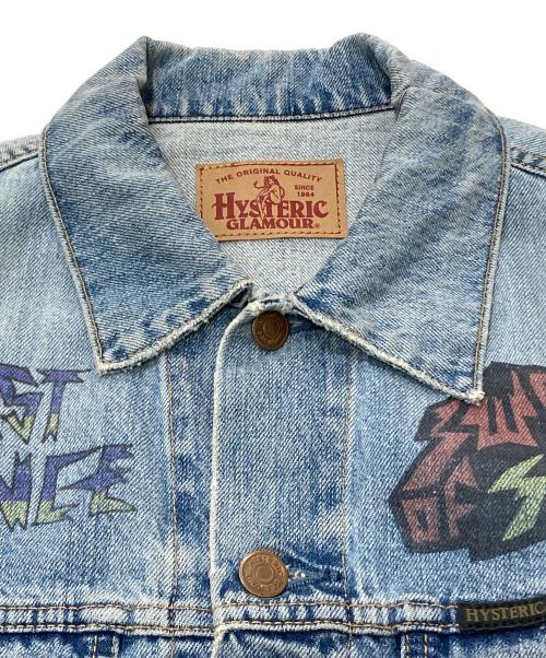 Hysteric Glamour（ヒステリックグラマー）Hysteric Glamour (ヒステリックグラマー) FERGADELIC METAL/デニムジャケット インディゴ サイズ:Mの古着・服飾アイテム