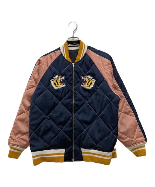 CMF OUTDOOR GARMENT（コンフィーアウトドアガーメント）CMF OUTDOOR GARMENT (コンフィーアウトドアガーメント) Ska Jacket COEXIST BRIGHT/中綿リバーシブルスカジャン ブラック サイズ:Sの古着・服飾アイテム