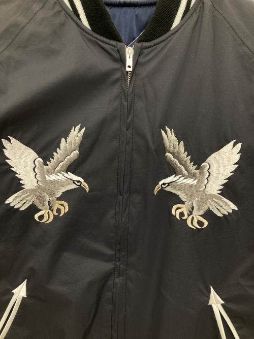 CMF OUTDOOR GARMENT（コンフィーアウトドアガーメント）CMF OUTDOOR GARMENT (コンフィーアウトドアガーメント) Ska Jacket COEXIST BRIGHT/中綿リバーシブルスカジャン ブラック サイズ:Sの古着・服飾アイテム