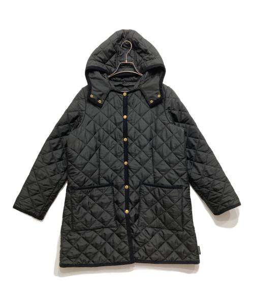 Traditional Weatherwear（トラディショナルウェザーウェア）Traditional Weatherwear (トラディショナルウェザーウェア) ARKLEY WITH HOOD/キルティングジャケット ブラック サイズ:38の古着・服飾アイテム