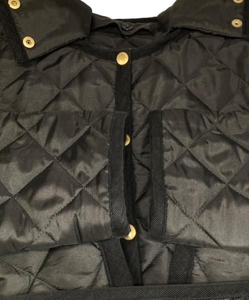 Traditional Weatherwear（トラディショナルウェザーウェア）Traditional Weatherwear (トラディショナルウェザーウェア) ARKLEY WITH HOOD/キルティングジャケット ブラック サイズ:38の古着・服飾アイテム