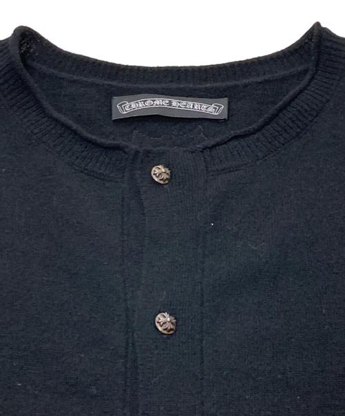 CHROME HEARTS（クロムハーツ）CHROME HEARTS (クロムハーツ) カシミヤニットベスト ブラック サイズ:Sの古着・服飾アイテム