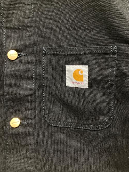 Carhartt WIP（カーハート ワーク イン プログレス）CARHARTT WIP (カーハート ワーク イン プログレス) MICHIGAN CHORE COAT/チョアコート ブラック サイズ:Mの古着・服飾アイテム