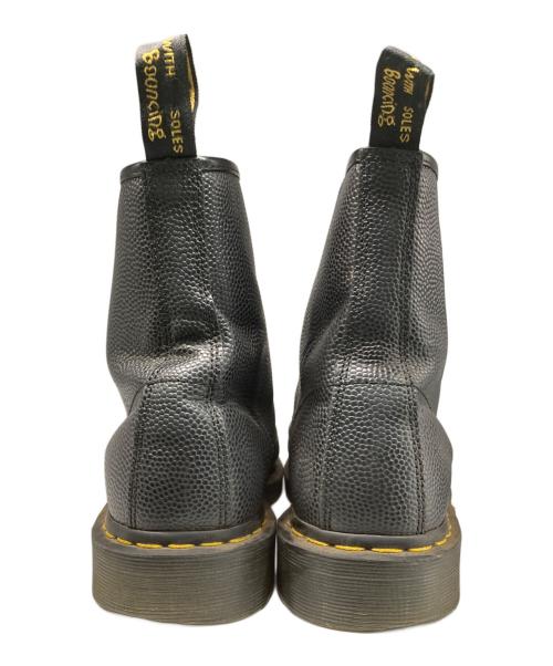 Dr.Martens（ドクターマーチン）Dr.Martens (ドクターマーチン) stussy (ステューシー) EYE BOOT  Black Leopard  PEBBLE+ITALIAN HAIR ON/8ホールブーツ ブラック サイズ:SIZE45の古着・服飾アイテム