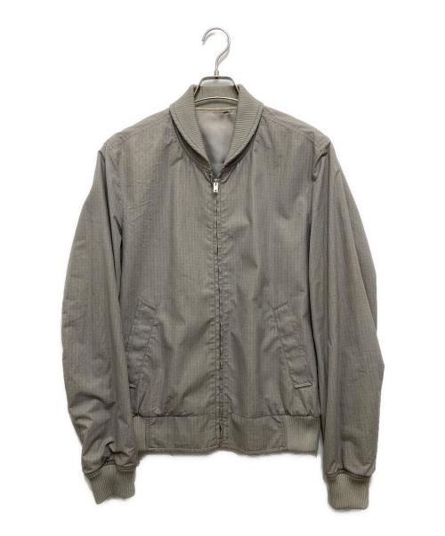 Maison Margiela（メゾンマルジェラ）Maison Margiela (メゾンマルジェラ) ショールカラーージップアップジャケット グレー サイズ:SIZE48の古着・服飾アイテム