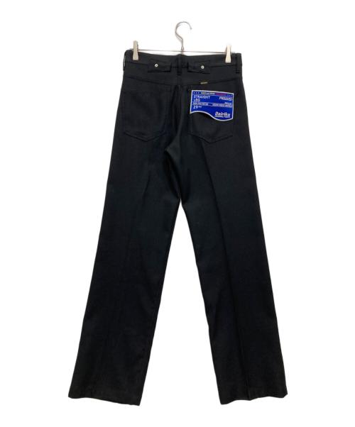 DAIRIKU（ダイリク）DAIRIKU (ダイリク) Straight Pressed Pants/スタプレパンツ ブラック サイズ:73.5cm (W29)の古着・服飾アイテム