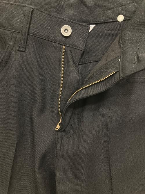 DAIRIKU（ダイリク）DAIRIKU (ダイリク) Straight Pressed Pants/スタプレパンツ ブラック サイズ:73.5cm (W29)の古着・服飾アイテム