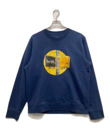 COACH（コーチ）の古着「クルーネックプリントスウェット」｜ネイビー