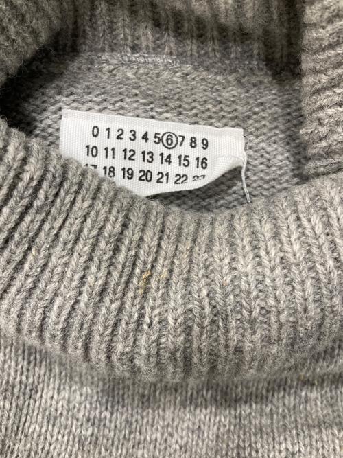 MM6 Maison Margiela（エムエムシックスメゾンマルジェラ）MM6 Maison Margiela (エムエムシックスメゾンマルジェラ) 90's ポケット付きウールタートルネックニット グレー サイズ:不明の古着・服飾アイテム