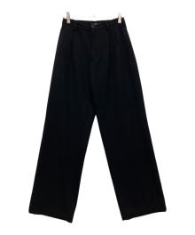 Y's（ワイズ）の古着「2タック ウールスラックス」｜ブラック