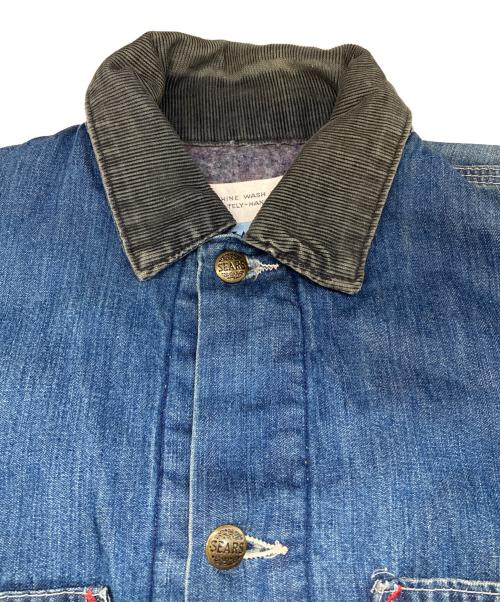 Sears（シアーズ）Sears (シアーズ) 70’Sデニムカバーオール インディゴ サイズ:Sの古着・服飾アイテム