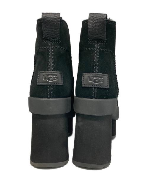 UGG（アグ）UGG (アグ) New Heights Platform Mini/ショートブーツ ブラック サイズ:25cmの古着・服飾アイテム