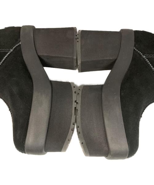 UGG（アグ）UGG (アグ) New Heights Platform Mini/ショートブーツ ブラック サイズ:25cmの古着・服飾アイテム