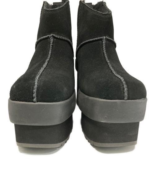 UGG（アグ）UGG (アグ) New Heights Platform Mini/ショートブーツ ブラック サイズ:25cmの古着・服飾アイテム