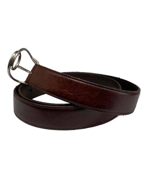 Vivienne Westwood（ヴィヴィアンウエストウッド）Vivienne Westwood (ヴィヴィアンウエストウッド) 安全ピンバックルレザーベルト ブラウン サイズ:SIZE 86の古着・服飾アイテム
