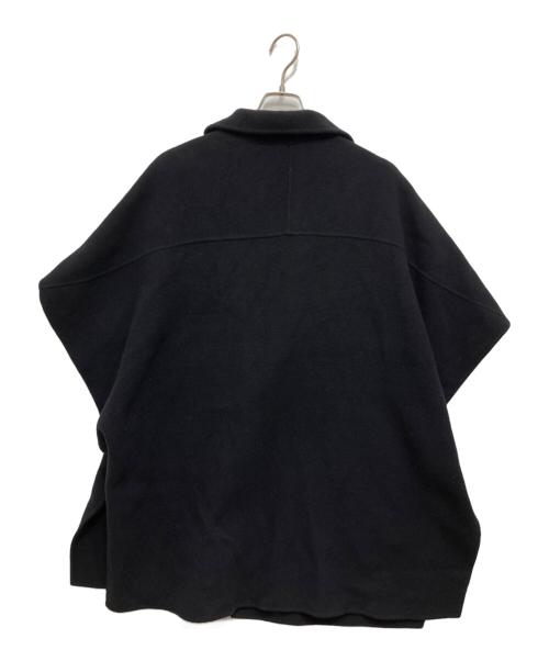 MIESROHE（ミースロエ）MIESROHE (ミースロエ) 接結フードポンチョCT ネイビー サイズ:freeの古着・服飾アイテム