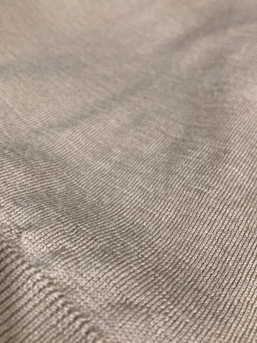 JOHN SMEDLEY（ジョンスメドレー）JOHN SMEDLEY (ジョンスメドレー) メリノウール長袖ニットポロシャツ ベージュ サイズ:Sの古着・服飾アイテム