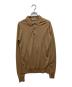 JOHN SMEDLEY（ジョンスメドレー）の古着「メリノウール長袖ニットポロシャツ」｜ベージュ
