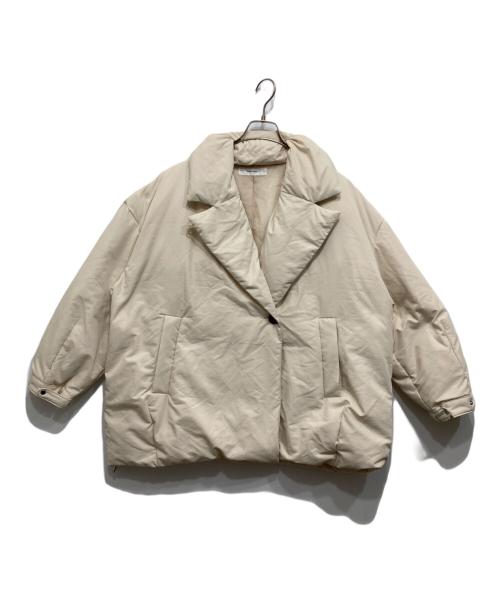 SNORDREL（スノードレル）SNORDREL (スノードレル) TAILORED COCOON DOWN COAT/コクーンダウンコート ホワイト サイズ:Lの古着・服飾アイテム
