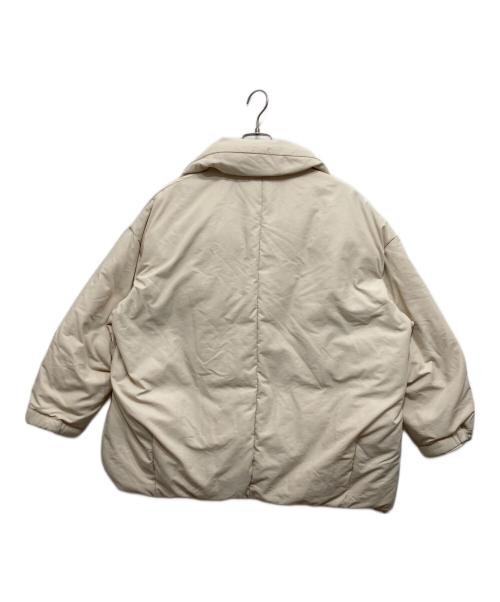 SNORDREL（スノードレル）SNORDREL (スノードレル) TAILORED COCOON DOWN COAT/コクーンダウンコート ホワイト サイズ:Lの古着・服飾アイテム
