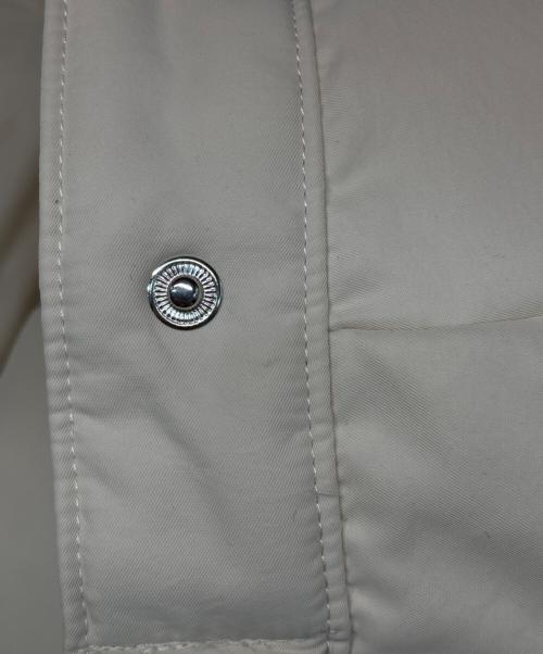 SNORDREL（スノードレル）SNORDREL (スノードレル) TAILORED COCOON DOWN COAT/コクーンダウンコート ホワイト サイズ:Lの古着・服飾アイテム