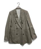 BEIGEベイジ）の古着「ウールヘリンボーンダブルジャケット」｜ベージュ