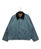 Barbour×Adam et Ropeバブアー×アダム エ ロペ）の古着「REVERSIBLE TRANSPORT/リバーシブルトランスポートジャケット」｜スカイブルー×ブラウン