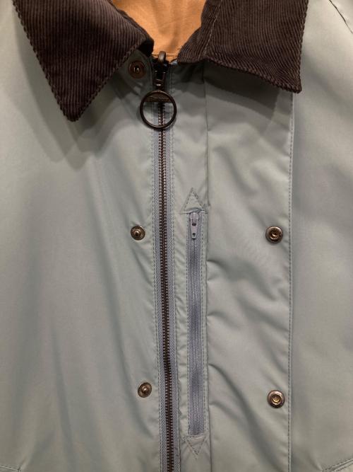 Barbour（バブアー）Barbour (バブアー) Adam et Rope (アダム エ ロペ) REVERSIBLE TRANSPORT/リバーシブルトランスポートジャケット スカイブルー×ブラウン サイズ:40の古着・服飾アイテム
