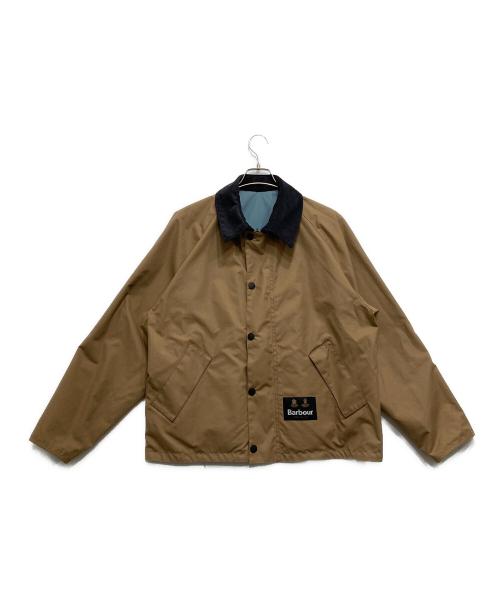 Barbour（バブアー）Barbour (バブアー) Adam et Rope (アダム エ ロペ) REVERSIBLE TRANSPORT/リバーシブルトランスポートジャケット スカイブルー×ブラウン サイズ:40の古着・服飾アイテム