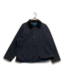 Barbour×Adam et Rope（バブアー×アダム エ ロペ）の古着「REVERSIBLE TRANSPORT/リバーシブルトランスポートジャケット」｜ブラック