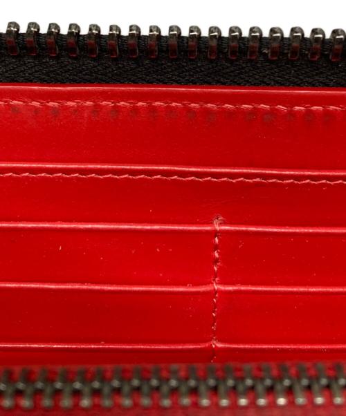Christian Louboutin（クリスチャン・ルブタン）Christian Louboutin (クリスチャン・ルブタン) Panettone Wallet/ラウンドファスナースタッズ長財布 ブラックの古着・服飾アイテム