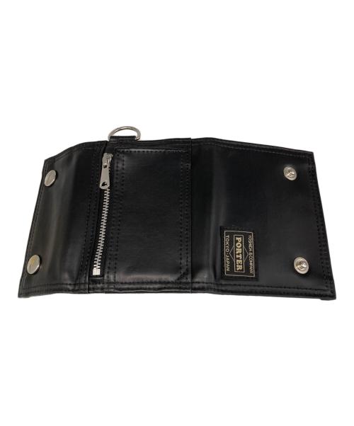 PORTER（ポーター）PORTER (ポーター) POCKET CORD WALLET/3つ折り財布 ブラックの古着・服飾アイテム