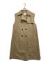CINOH（チノ）の古着「TRENCH GILLET トレンチ ジレ ロングベスト」｜ベージュ