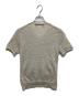 COMME des GARCONS HOMME PLUS (コムデギャルソンオムプリュス) パッチワークデザイン半袖ニット ベージュ×マルチカラー サイズ:S：10000円