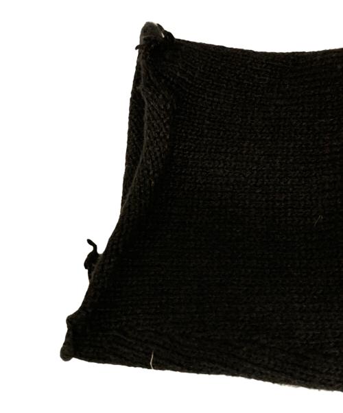 OFFWHITE（オフホワイト）OFFWHITE (オフホワイト) DIAGONAL ARROW アシンメトリーニット・セーター ブラック サイズ:Lの古着・服飾アイテム