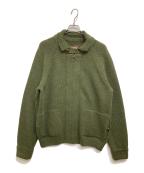 Barbour×TO KI TOバブアー×トキト）の古着「Paxman Zip Up Jumper/ジップアップニット」｜グリーン