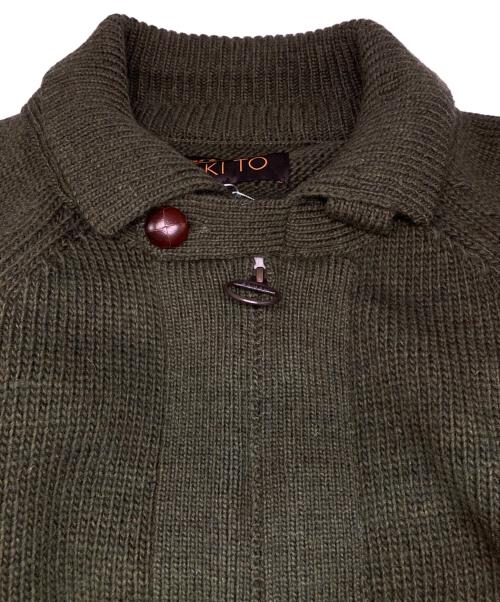 Barbour（バブアー）Barbour (バブアー) TO KI TO (トキト) Paxman Zip Up Jumper/ジップアップニット グリーン サイズ:XL 未使用品の古着・服飾アイテム